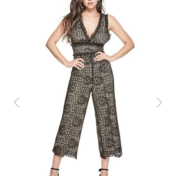 guess lace playsuit